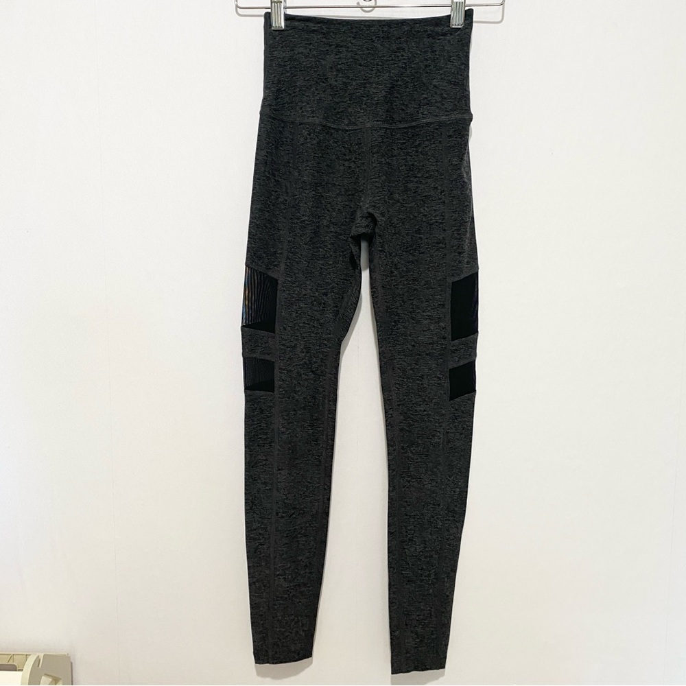 Beyond Yoga Spacedye High Waist Mesh Panel Leggings Gray Size XS High waist